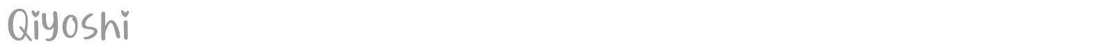 Qiyoshi font preview